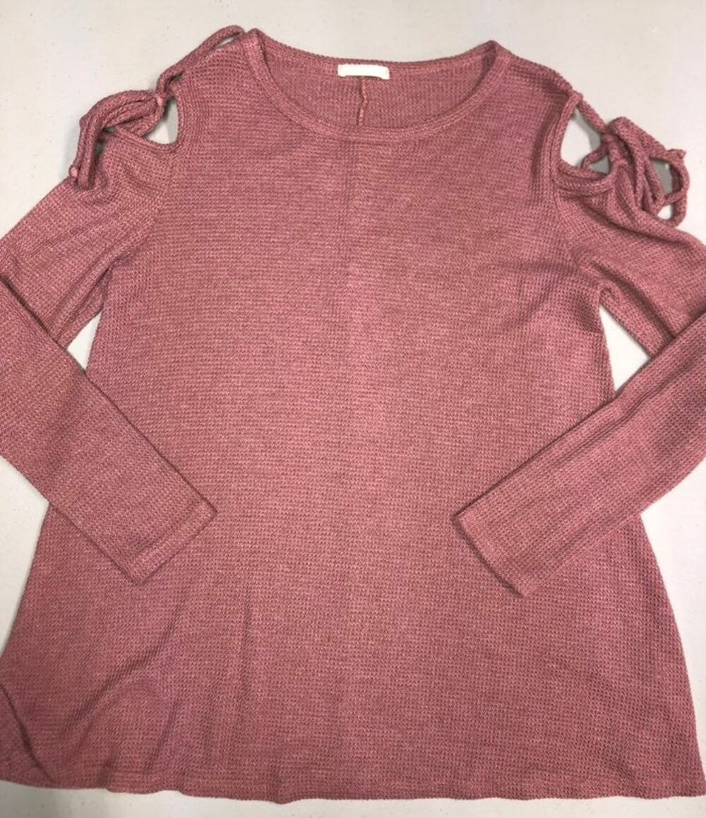 Super Cute Cold Shoulder Top Lightweight Womens M
